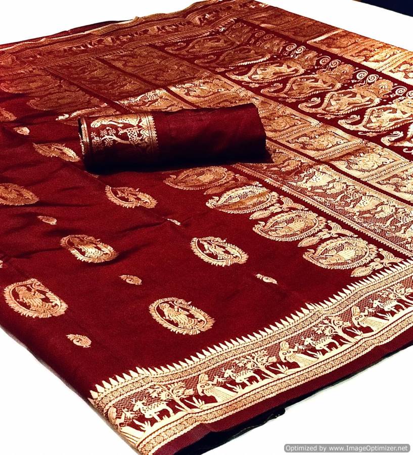 Sanskruti Silk Soft Silk Heavy Pallu Festive Wear Saree